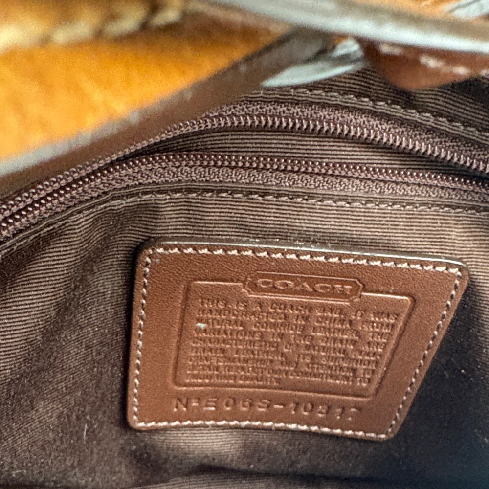 RARE!!! Vintage Coach Y2K 10317 Braided SoHo Bag with Solid Brass Hardware - Picture 12 of 14
